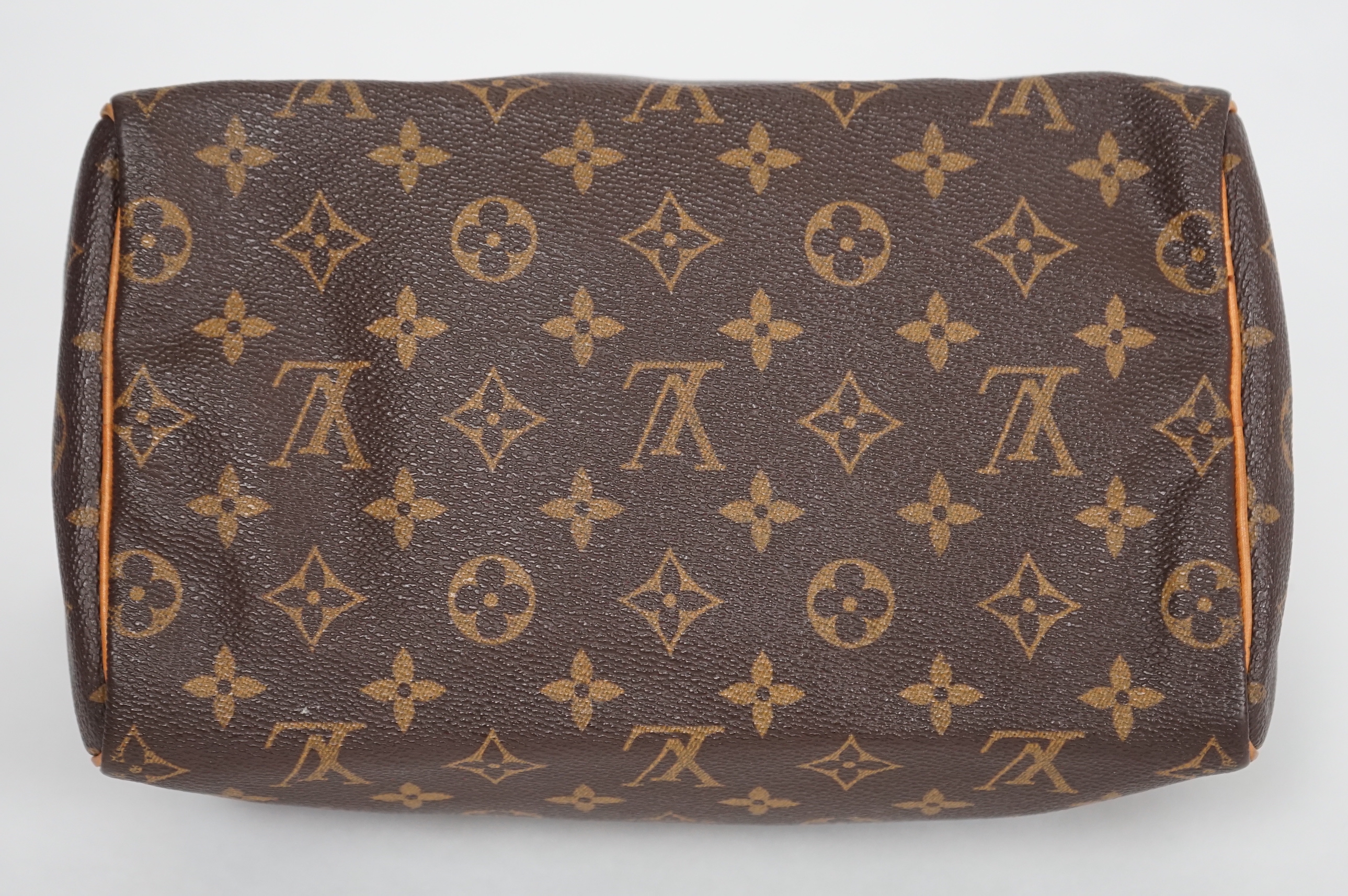 A vintage Louis Vuitton Monogram canvas Speedy 25 handbag, a Louis Vuitton Pochette Accessories Canvas bag and small Agenda PM Speedy bag: width 25cm, height overall 29cmm depth15cm, Pochette Bag: width 22cm, height 13cm